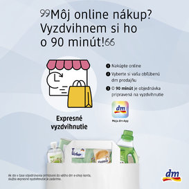Online nákup si môžete vyzdvihnúť už o 90 minút!