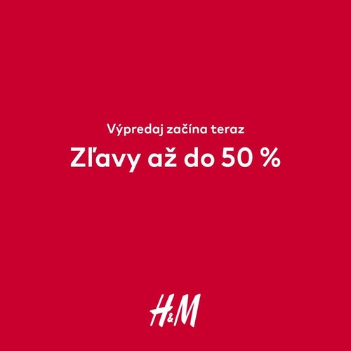 LETNÝ PREDAJ V H&M   