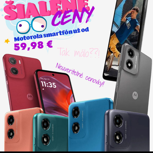 APRÍLOVÉ ŠIALENSTVO MOTOROLA 